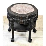 Chinese stool, Ø 57 cm.