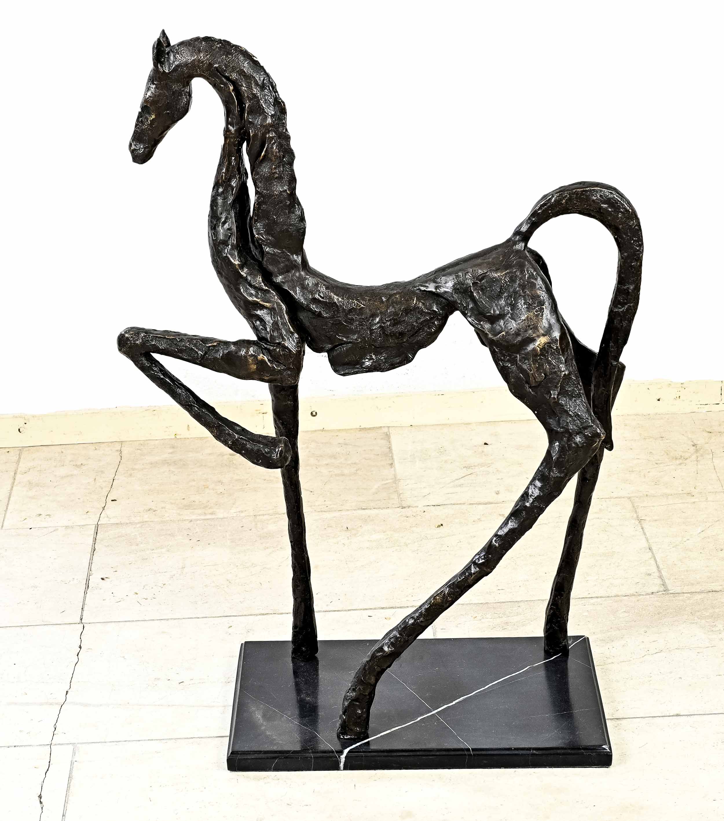 Modern bronze figure, Horse