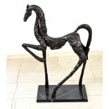 Modern bronze figure, Horse