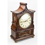 19th century English bracket clock, H 55 cm.