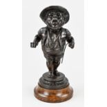 Antique French figure, Man with hat