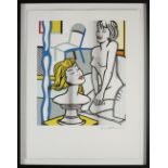 R. Lichtenstein, Nude woman with bust