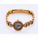 Cartier Vendome gold watch