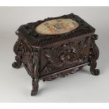 Antique Black Forest humidor, 1880