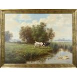 Ron Meilof, Dutch landscape with cows