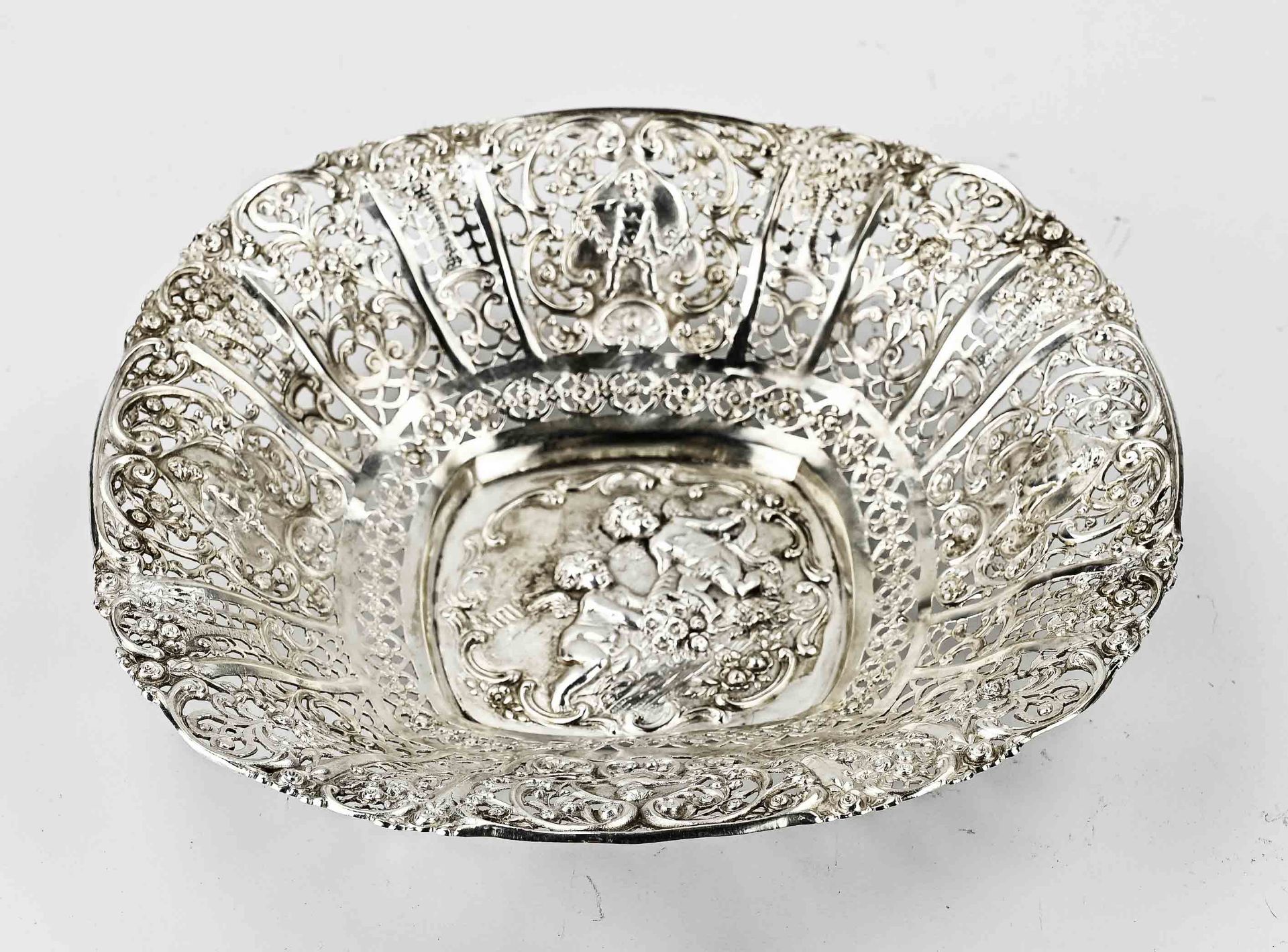 silver bowl