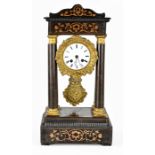 French column mantel clock, 1860