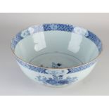 Large 18th century Chinese bowl Ø 33 cm.