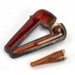 2 Cigar Pipes & Case