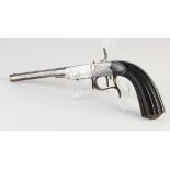 Rare antique pistol, L 35 cm.