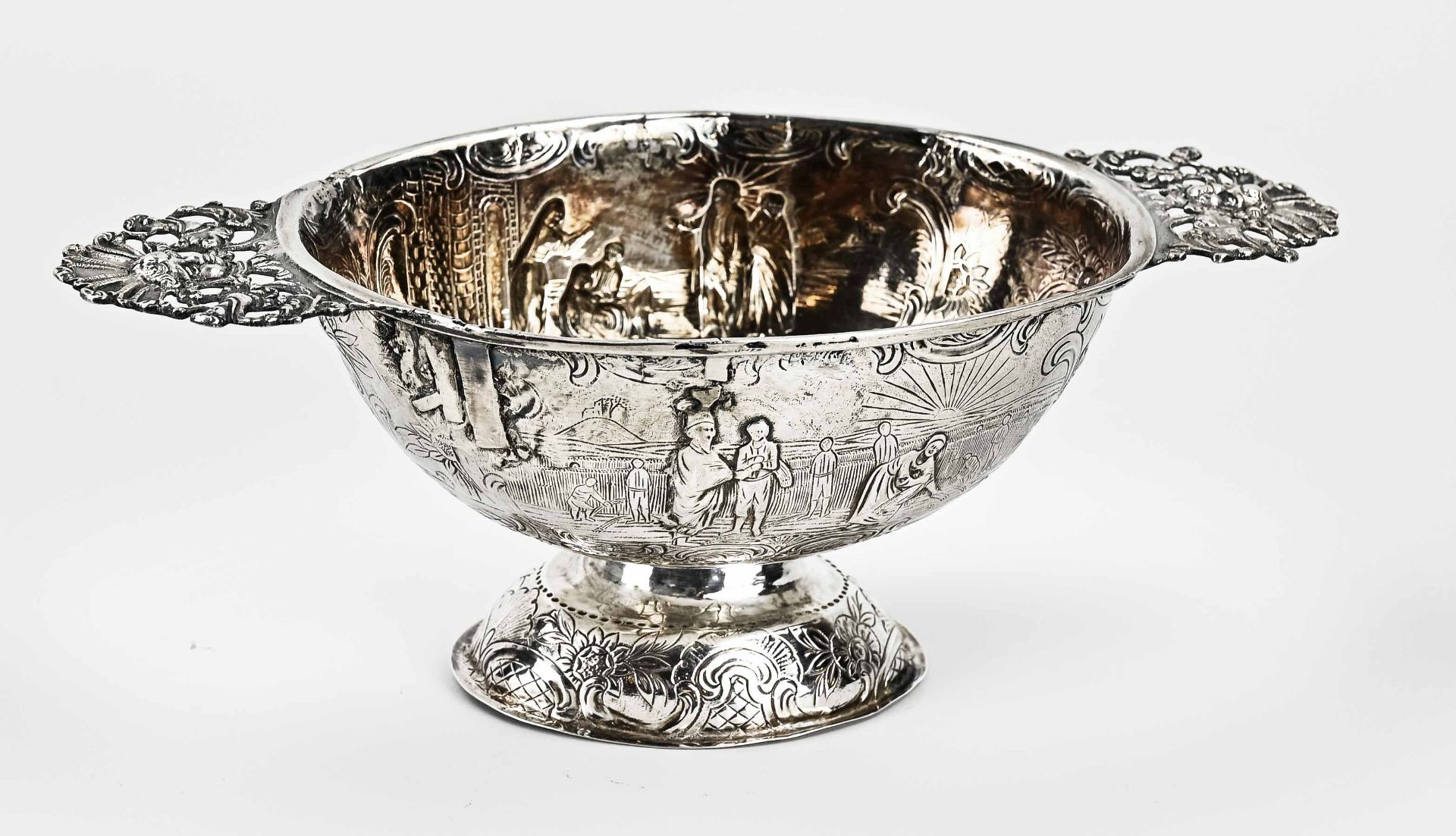 18th Century Silver Brandy Bowl