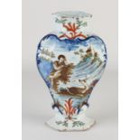 18th century Delft vase, H 20 cm.