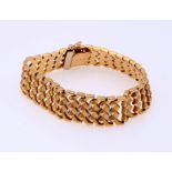 wide gold bracelet