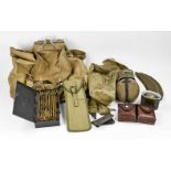 Lot with various army items