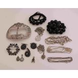 Lot of silver jewelry