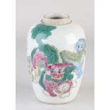 Chinese vase, H 13.5 cm.