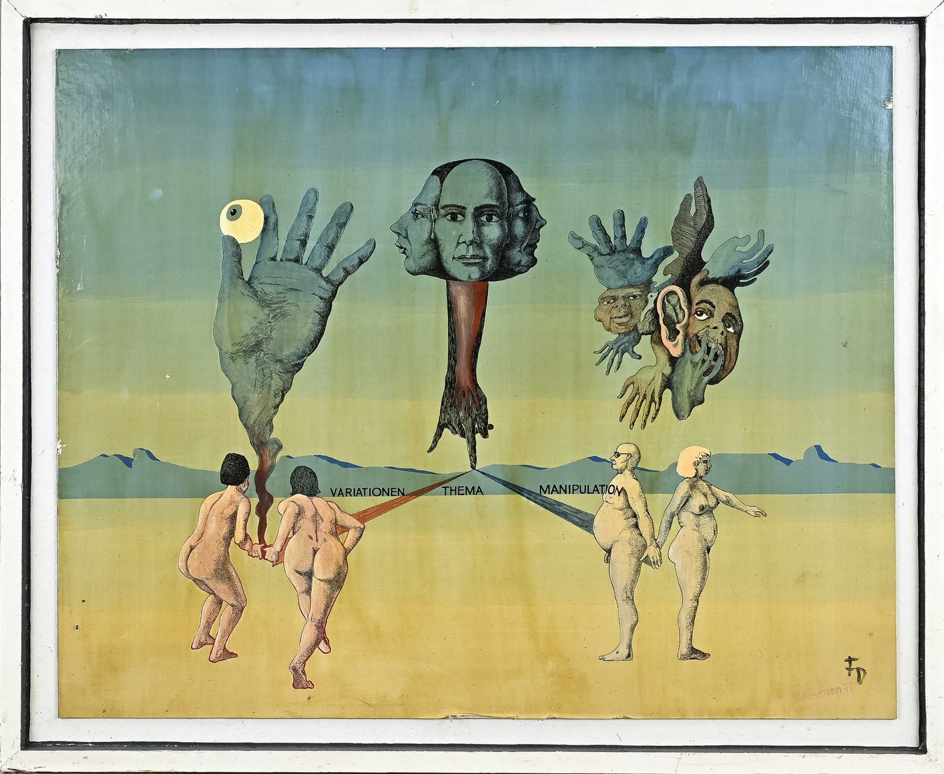 F. Diekmann, Surrealistic Figures Depiction