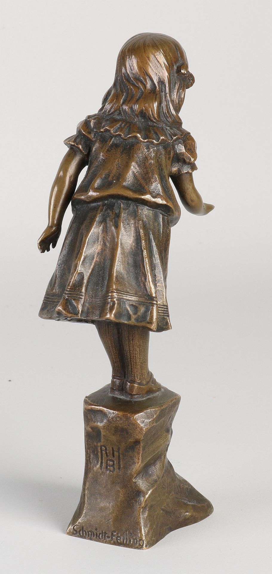 Antique bronze statue, Girl - Bild 2 aus 2