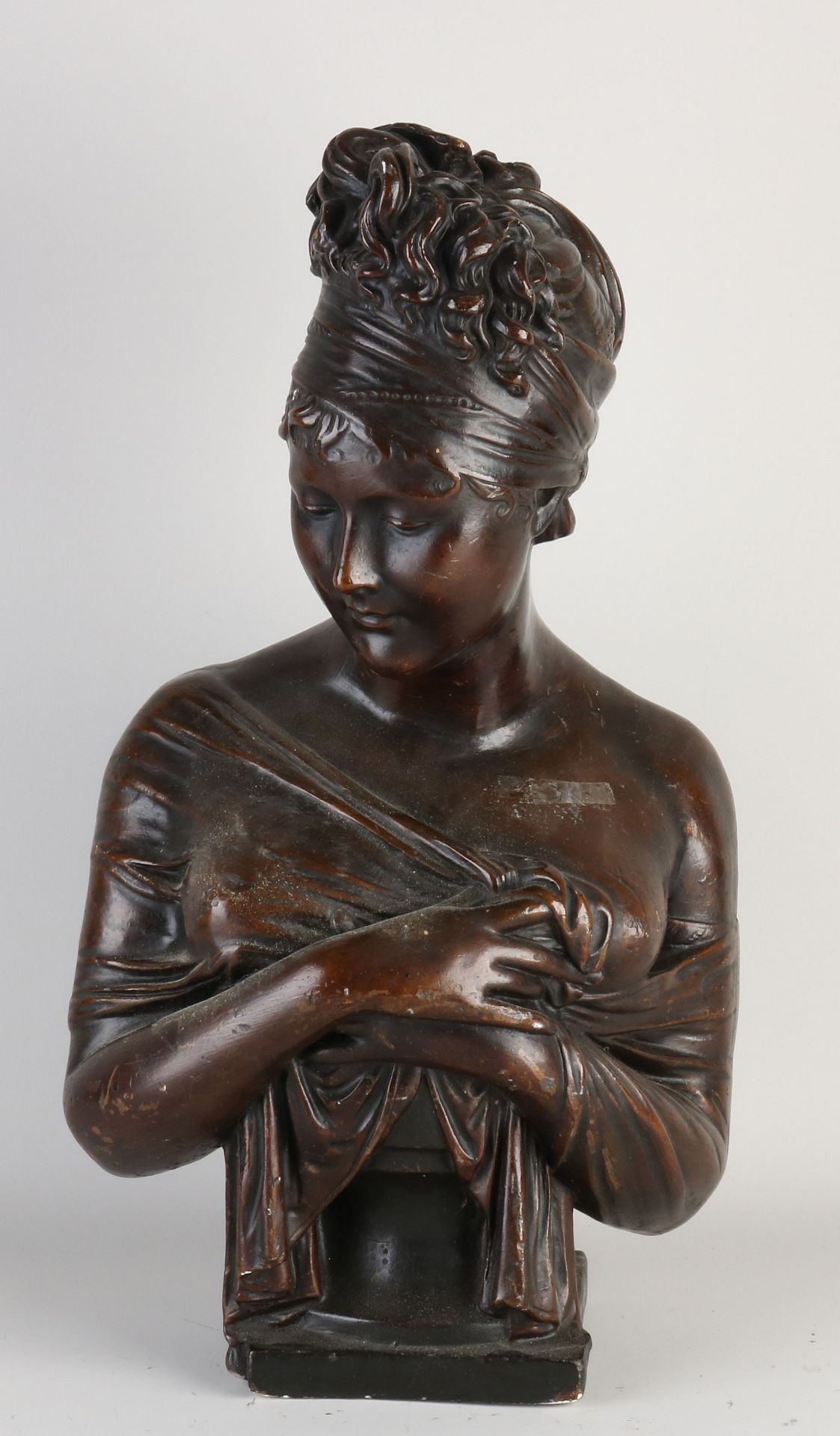 Antique female bust, 1900