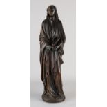 Wooden Holy figure, H 55 cm.