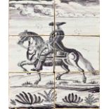 18th - 19th century tile tableau