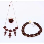 3 Jewelry with garnet