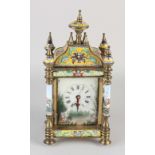 Chinese cloisonne clock