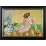 Han Houbolt? Reclining female nude