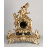 Antique French mantel clock, 1880