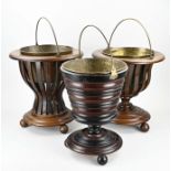 Three Dutch tea ovens