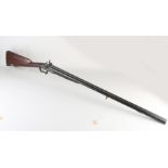 Antique rifle, L 121 cm.