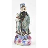 Chinese Family Rose figure, H 21.3 cm.