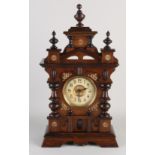 Antique German table clock, 1900