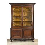 Antique English display cabinet, 1900