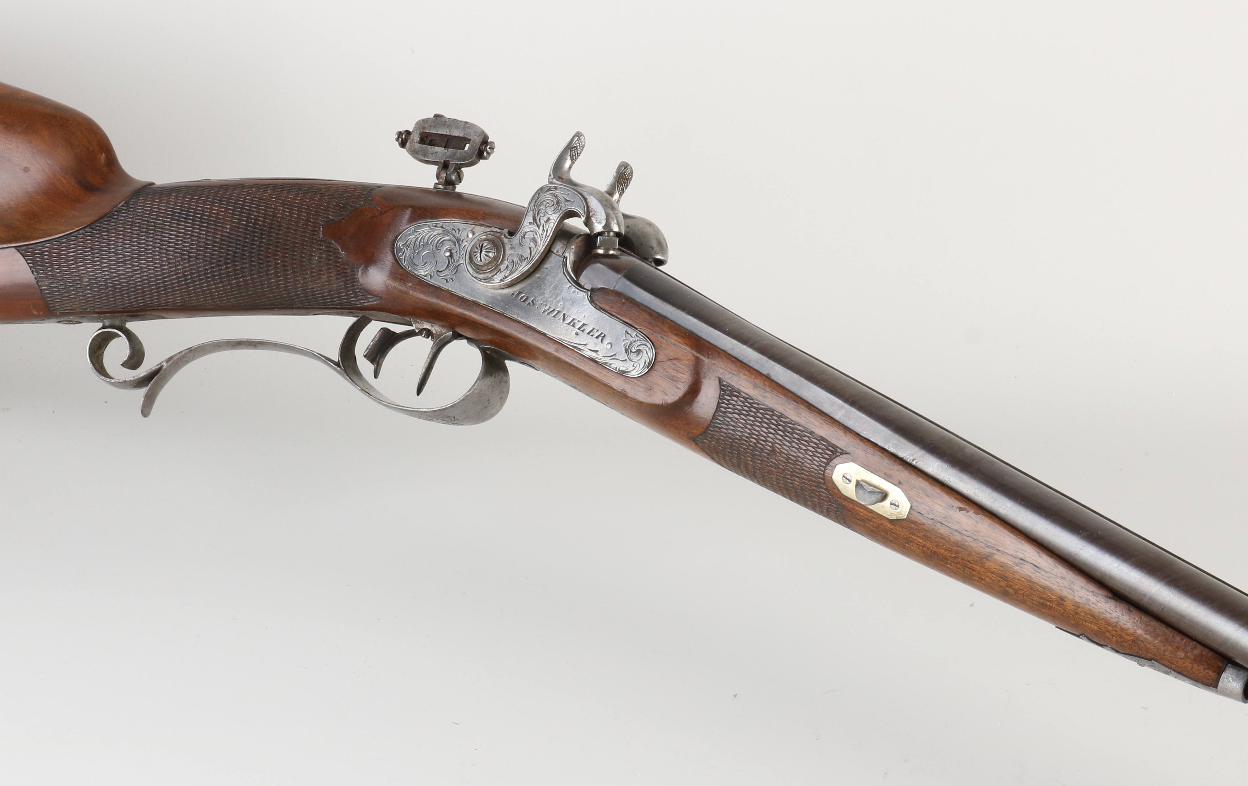 Antique German shotgun, L. 119 cm. - Image 2 of 2