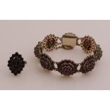 Garnet Bracelet & Ring