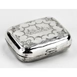 Silver pill/peppermint box