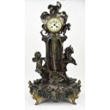 Large French Waterfall Clock