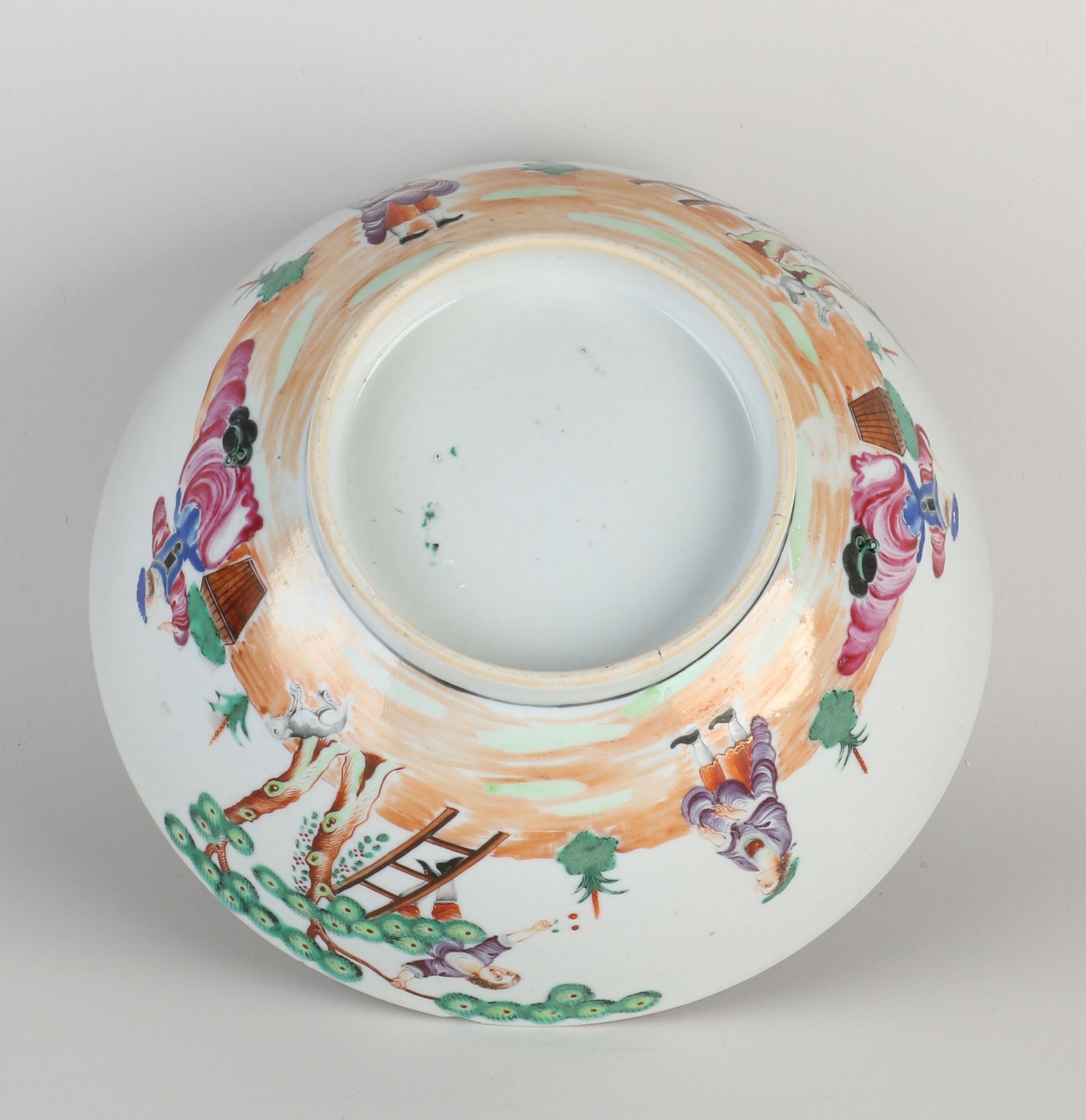 18th century Chinese bowl Ø 20.7 cm. - Image 2 of 3