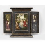 Italian triptych icon