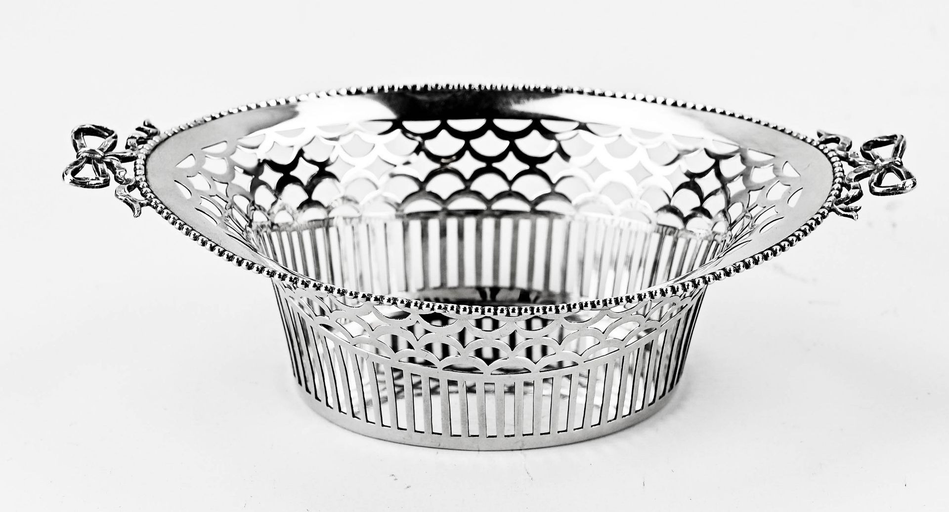 Silver candy basket