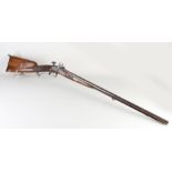Antique German shotgun, L. 119 cm.