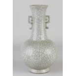 Chinese celadon vase, H 22.5 cm.