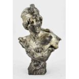 Antique Jugendstil bust, H 42 cm.