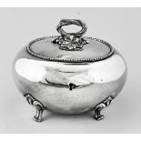 silver tea box