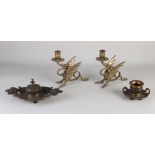 Four parts old/antique bronze