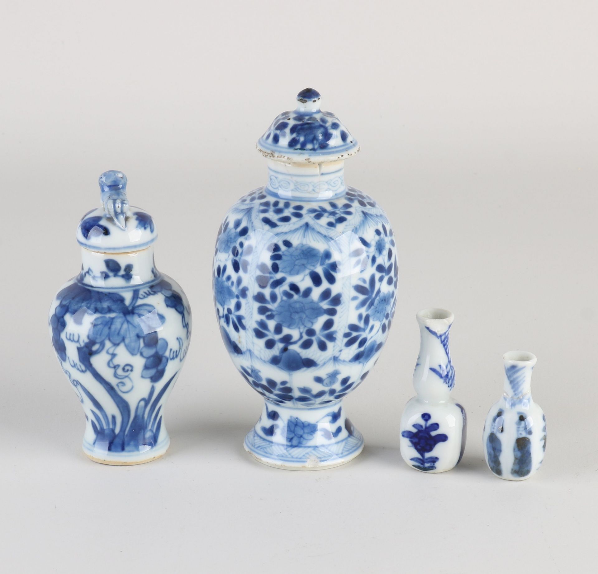 Four 18th century Chinese vases