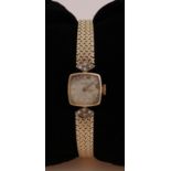 Gold Certina ladies watch