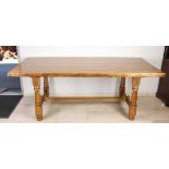 Large refectory table (dining table)