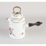 18th century Meissen chocolate jug, H 23 cm.
